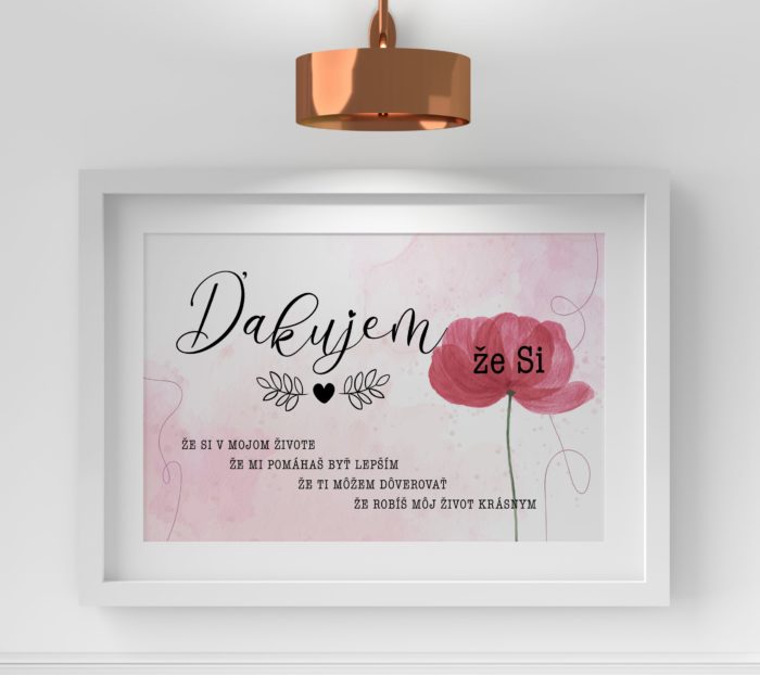 drevena tabulka na dvere dakujem pink bg scaled